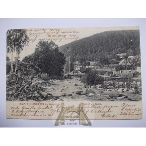 Świeradów Zdrój, Bad Flinsberg, panorama, Kwisa, 1904