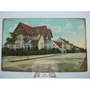 Węgliniec, Kohlfurt, ulica, ok. 1914