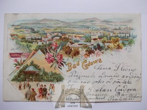 Kudowa Zdrój, Bad Cudowa, litografie, 1899