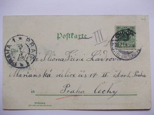 Kudowa Zdrój, Bad Cudowa, litografie, 1899
