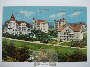 Kudowa Zdrój, Bad Kudowa, vily, cca 1910