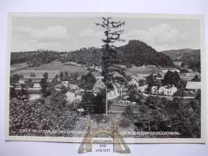 Kudowa Zdrój, Bad Kudowa, panorama, kolem roku 1940.