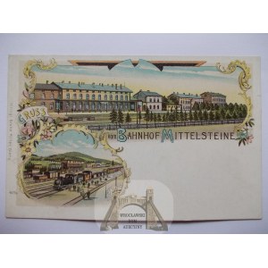 Ścinawka Średnia k. Radków, litografia, ok. 1900
