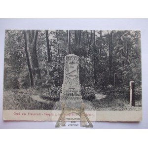 Wschowa, Fraustadt, Nowe Ogrody, pomnik ok. 1913
