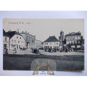 Strzelce Krajeńskie, Friedeberg, Rynek, 1917