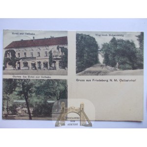 Strzelce Krajeńskie, Friedeberg, Hotel pod Dworcem Wschodnim, 1912