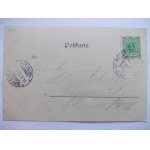 Dobiegniew, Woldenberg, litografia, 1898