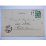 Kostrzyn, Custrin, Rynek, ulica, 1900