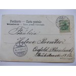 Poznań, most Chwaliszewski, świecące okienka 1903