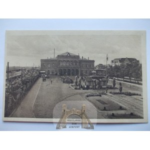Poznan, railroad station ca. 1930