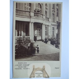 Polska Wieś, Pobiedziska k. Poznań, zakład Sacre Coeur, pałac ok. 1925