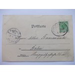 Chodzież, Kolmar, lithograph, 6 views 1898