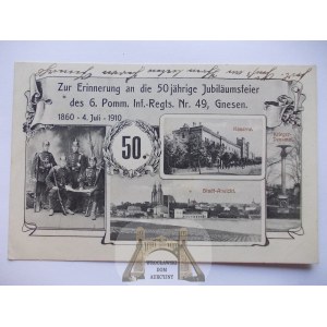 Gnesen, Gnesen, 50th anniversary of Regiment 1910