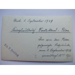 Ujście, Usch, wysadzony most 1939