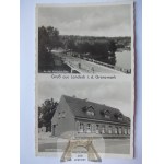 Lędyczek near Zlotow, Okonek, bridge, shelter ca. 1935