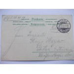 Bydgoszcz, Bromberg, Torun, Pila, railroad management, train station, lithograph ca. 1900