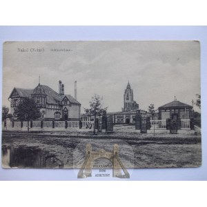 Nakło, Nakel, rzeźnia ok. 1915