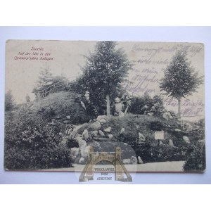 Szczecin, Stettin, wzgórze Quistropa. 1910