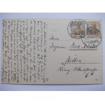 Świnoujście, Swinemunde, gimnazjum i dom parafialny, 1910