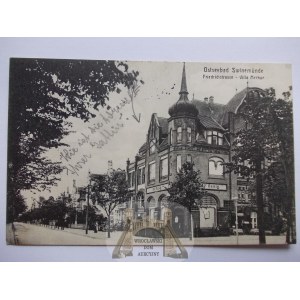 Świnoujście, Swinemunde, ulica Słowackiego, wila Merkur, 1910