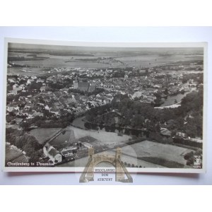 Gryfice, Greifenberg, panorama lotnicza, ok. 1935