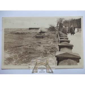 Kołobrzeg, Kolberg, powódź, 1927