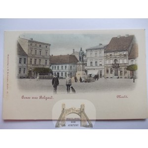 Białogard, Belgard, Rynek, ok. 1900