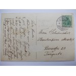 Krępcewo k. Stargard, kościół, szkoła, 1914