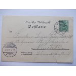 Gdańsk, Danzig, Jaschkenthal, Johanniswiese, Vorlaufer ok. 1890, obieg 1901