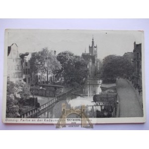 Gdańsk, Danzig, Radunia, kościół Św. Katarzyny 1929