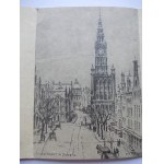 Gdańsk, Danzig, Malbork, rozkładana reklama leku Nitrolingual 1938