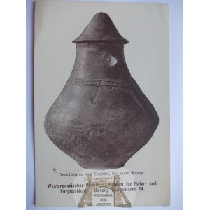 Gdańsk, Danzig, Muzeum Archeologiczne, urna spod Chełmna ok. 1930