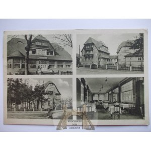 Sopot, Zoppot, Strand Hotel, Sudstrand, 4 widoki 1934