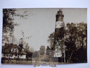 Hel, maják kolem roku 1930