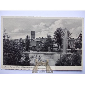 Lębork, Lauenburg, staw, wodotrysk 1940