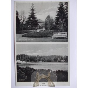Korzybie k. Kępice, Słupsk, park, jezioro 1943