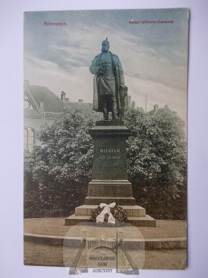 Olsztyn, Allenstein, pomník, Kaiser Wilhelm 1910
