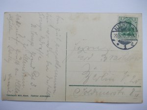 Olsztyn, Allenstein, pomník, Kaiser Wilhelm 1910