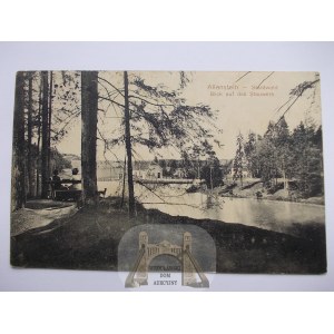 Olsztyn, Allenstein, city forest, dam 1913
