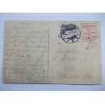 Olsztyn, Allenstein, city forest, dam 1913
