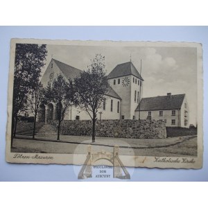 Giżycko, Lotzen, kościół katolicki 1941