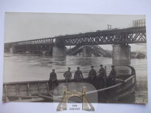Warsaw, blown up bridges, photographic circa 1915
