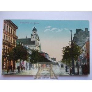 Warszawa, ulica Leszno ok. 1915