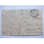 Ostrołęka, zniszczone mosty, panorama 1915