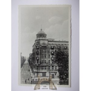 Łódź, hotel Deutsches Haus, tramwaj 1941