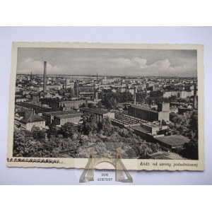 Łódź, panorama, przedruk ok. 1945