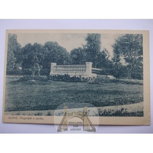 Busko, fragment parku ok. 1930