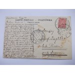 Sandomierz, ratusz, wyd. Ślusarski 1910