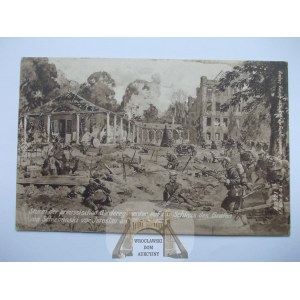 Pawłosiów k. Jarosław, pałac, szturm wojsk niemieckich 1918