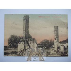 Sanok, ulica Jagielońska po inwazji 1916